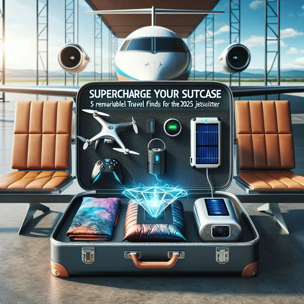 Supercharge Your Suitcase: 5 Remarkable Travel Finds for the 2025 Jetsetter
