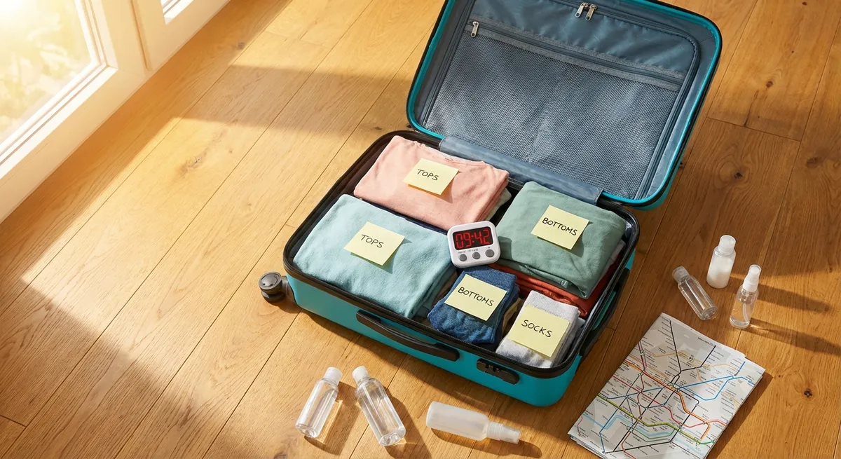 The “Ready-in-10” Packing Method: Make Any Suitcase Trip-Ready, Fast