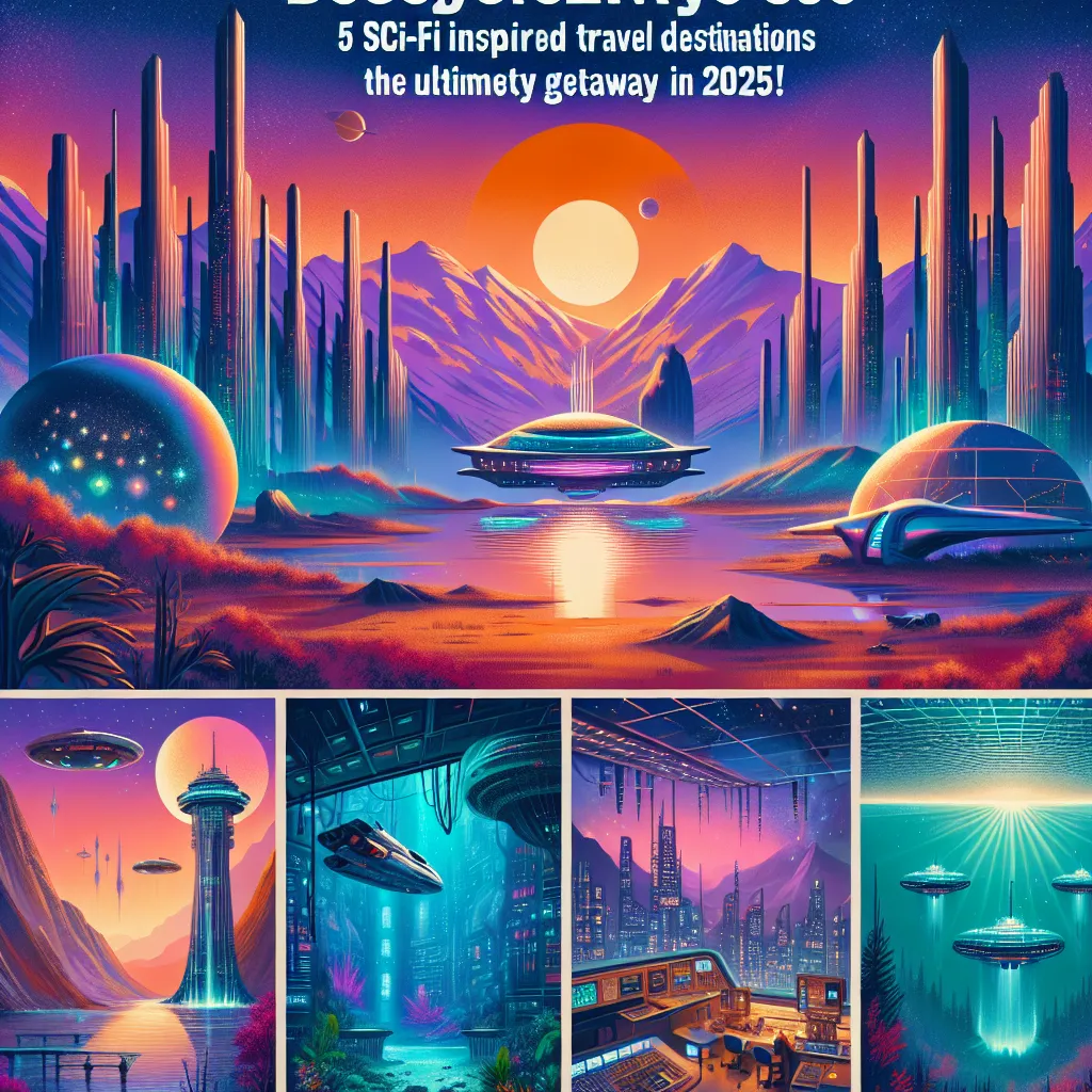 Boldly Go: 5 Sci-Fi Inspired Travel Destinations for the Ultimate Geeky Getaway in 2025!