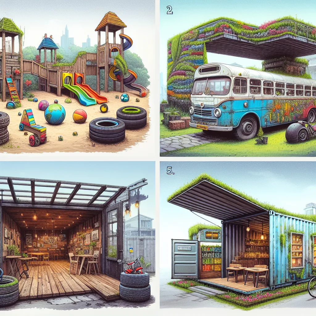 Uncover the Unseen: 5 Whimsical Destinations Morphed By Ingenious Upcycling