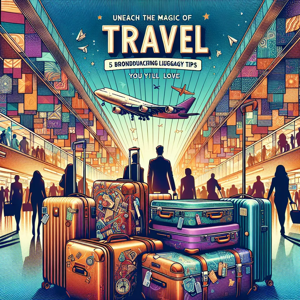 Unearth the Magic of Travel: 5 Groundbreaking Luggage Tips You'll Love