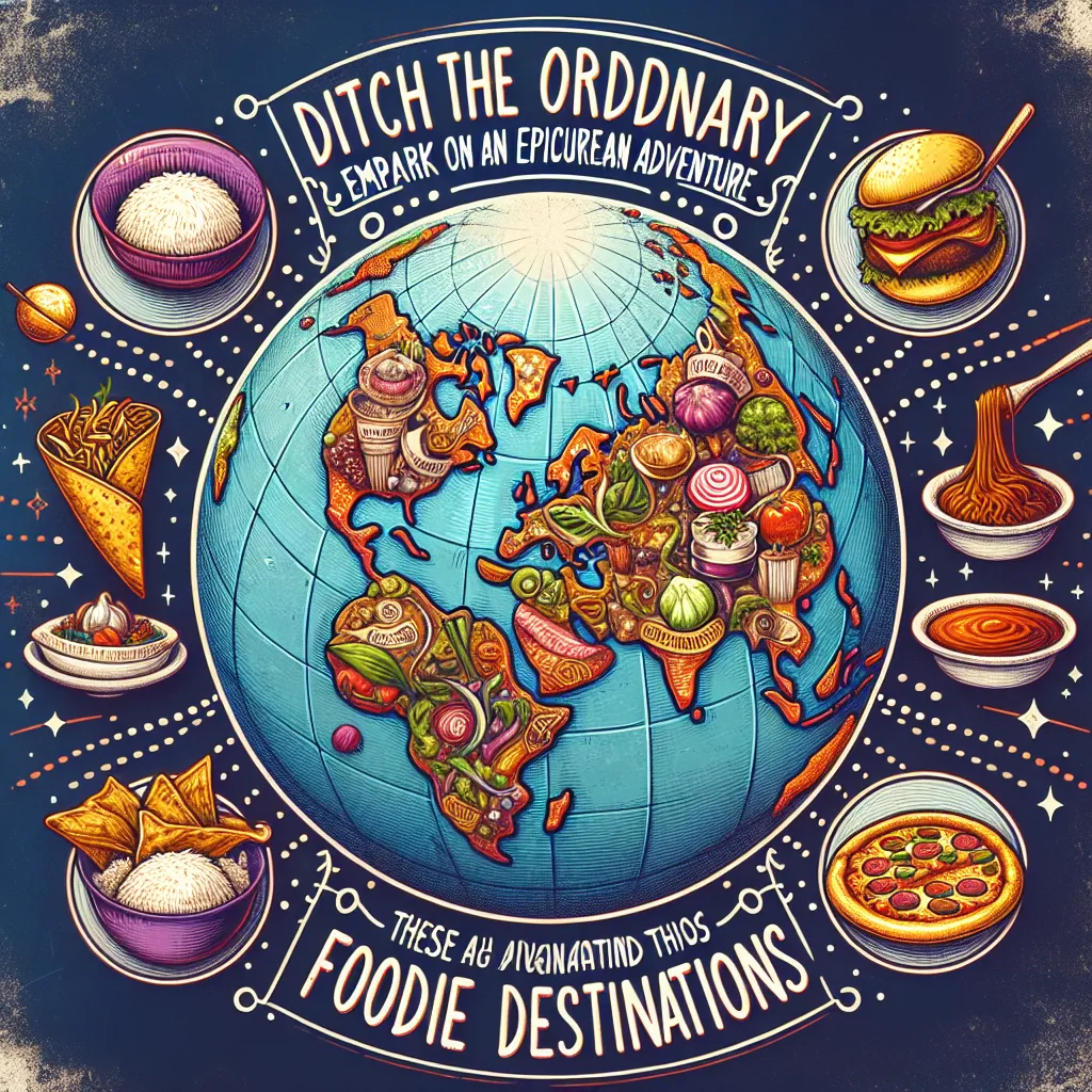 Ditch the Ordinary: Embark on an Epicurean Adventure with These 5 Foodie Destinations