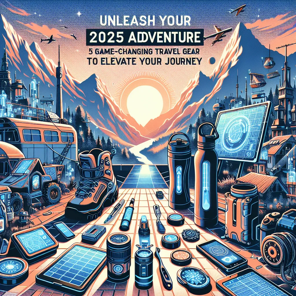 Unleash Your 2025 Adventure: 5 Game-Changing Travel Gear to Elevate Your Journey