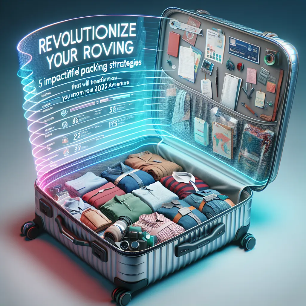 Revolutionize Your Roving: 5 Impactful Packing Strategies that will Transform your 2025 Adventure