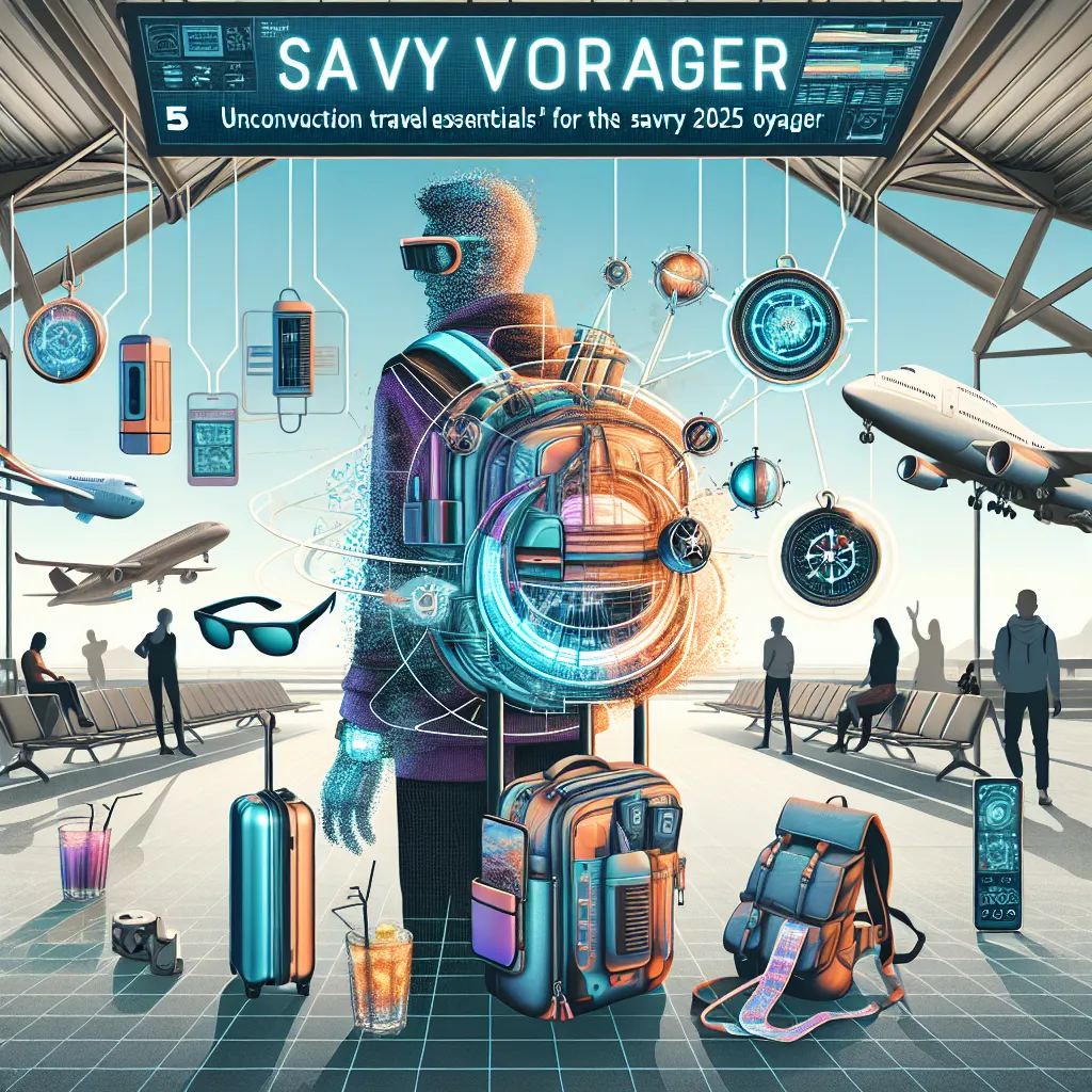 5 Unconventional Travel Essentials for the Savvy 2025 Voyager