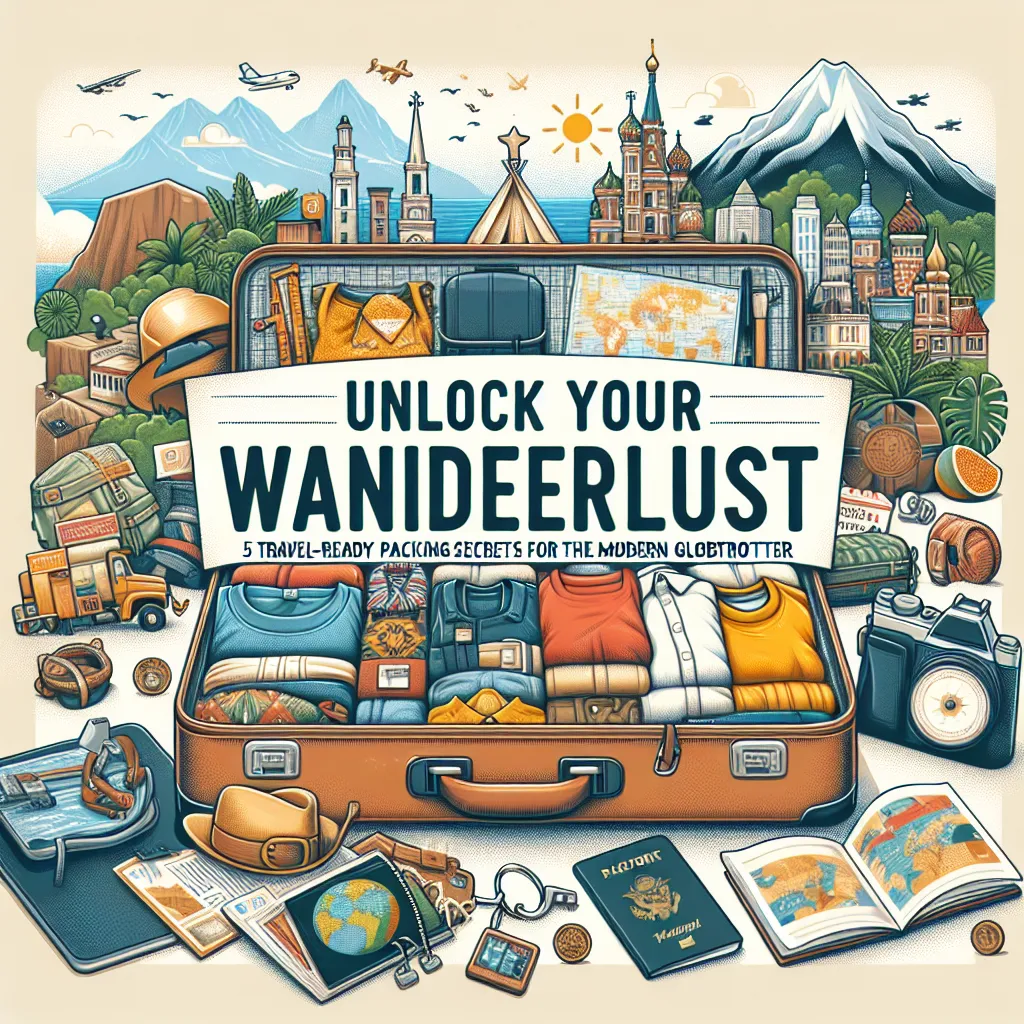 Unlock Your Wanderlust: 5 Travel-Ready Packing Secrets for the Modern Globetrotter