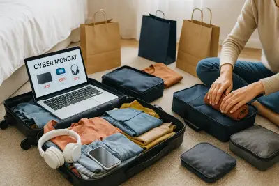 Cyber Monday Chaos, Calm Suitcase: How to Pack Smart After a Shopping Spree